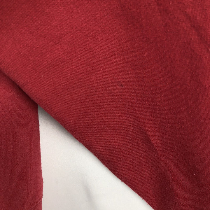 Champion ECO FLEECE College Sweatshirt Pullover Hoodie, Men's Size L cotton red type Vintage Second Hand
