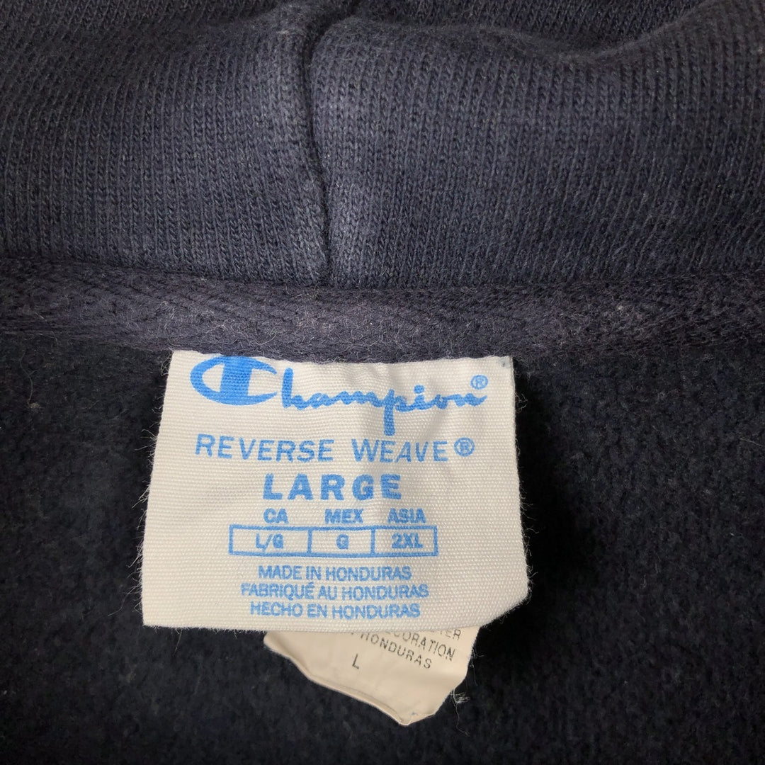 Champion REVERSE WEAVE Reverse Weave Sweat Pullover Hoodie Men's L size cotton navy blue type Vintage Second Hand