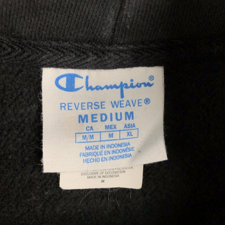 Champion REVERSE WEAVE Reverse Weave Sweat Pullover Hoodie Men's M cotton black type Vintage Second Hand