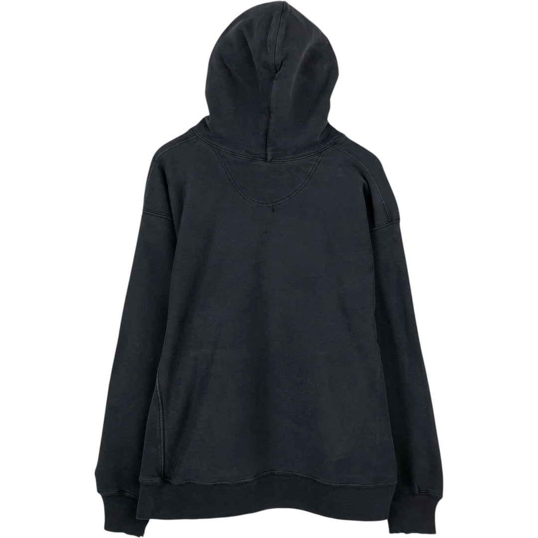 2000'S Champion Premium Reverse Weave Sweatshirt Pullover Hoodie, Men's XL cotton black type Vintage Second Hand