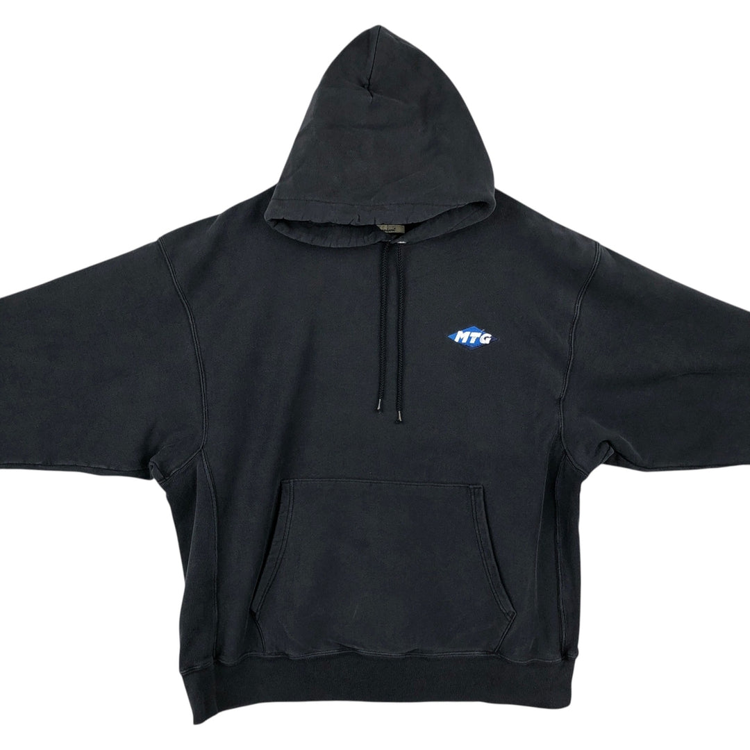 2000'S Champion Premium Reverse Weave Sweatshirt Pullover Hoodie, Men's XL cotton black type Vintage Second Hand
