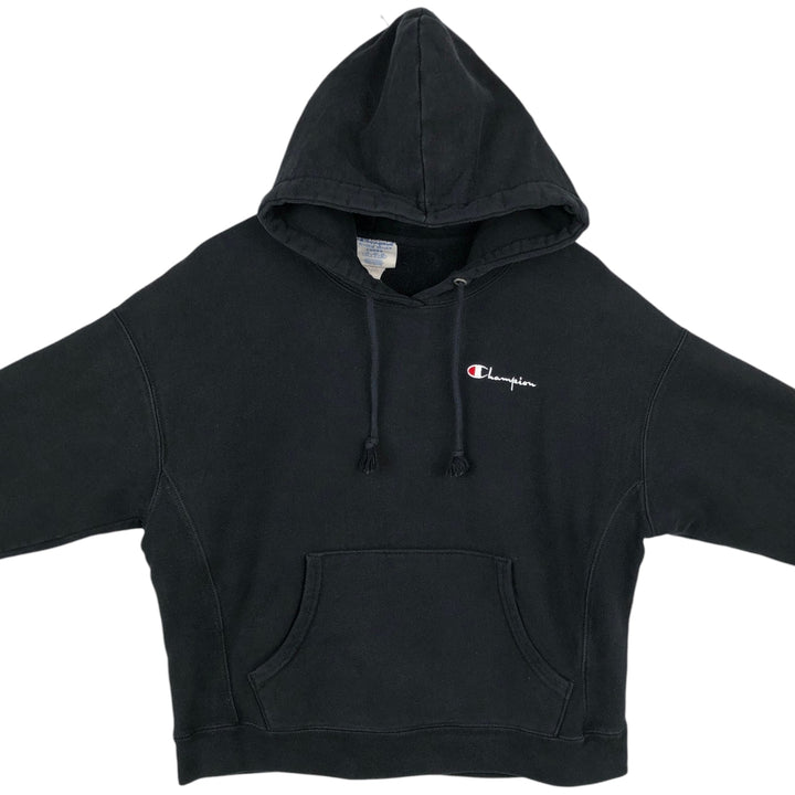 Champion REVERSE WEAVE Reverse Weave Sweat Pullover Hoodie Men's L size cotton black type Vintage Second Hand