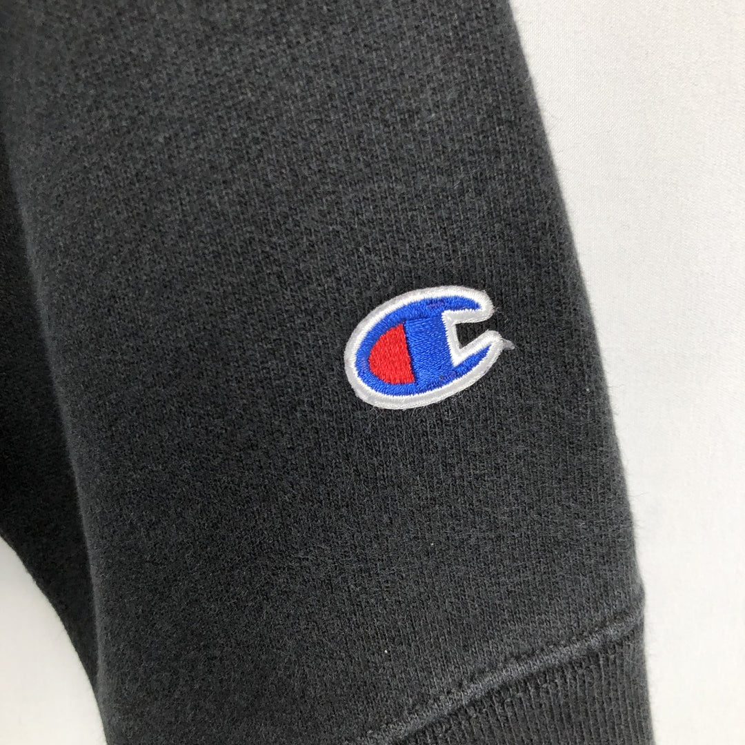 Champion REVERSE WEAVE Reverse Weave Sweat Pullover Hoodie Men's L size cotton black type Vintage Second Hand