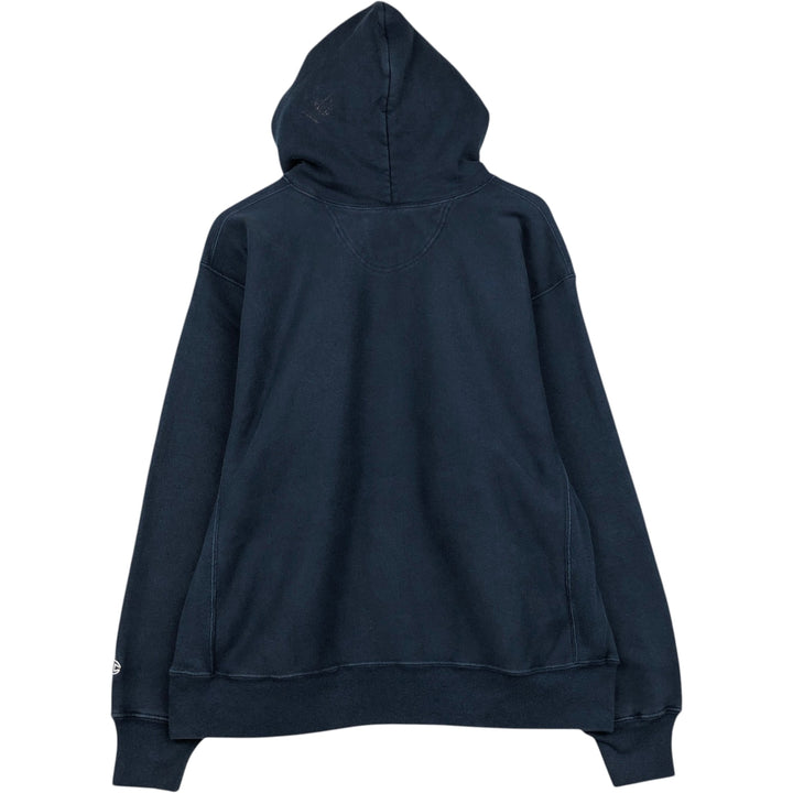 2000'S Champion Premium Reverse Weave College Pullover Hoodie, Men's XL cotton navy blue type Vintage Second Hand
