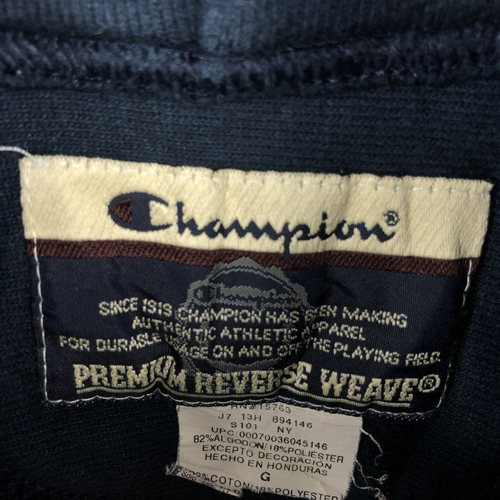 2000'S Champion Premium Reverse Weave College Pullover Hoodie, Men's XL cotton navy blue type Vintage Second Hand