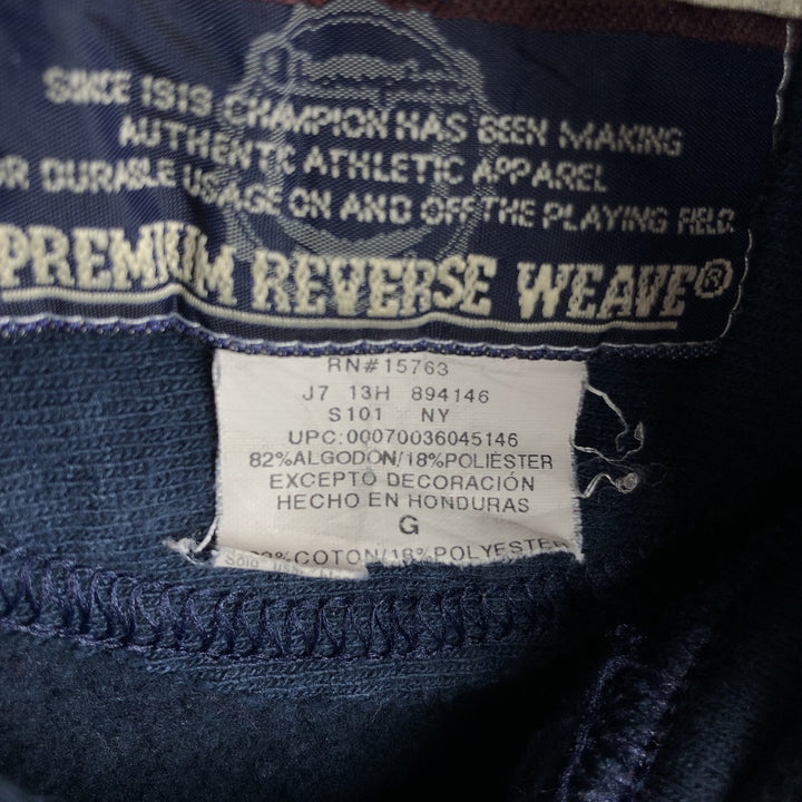 2000'S Champion Premium Reverse Weave College Pullover Hoodie, Men's XL cotton navy blue type Vintage Second Hand
