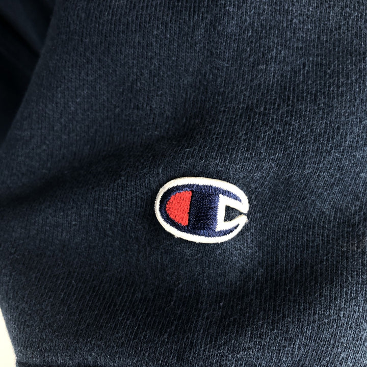 2000'S Champion Premium Reverse Weave College Pullover Hoodie, Men's XL cotton navy blue type Vintage Second Hand