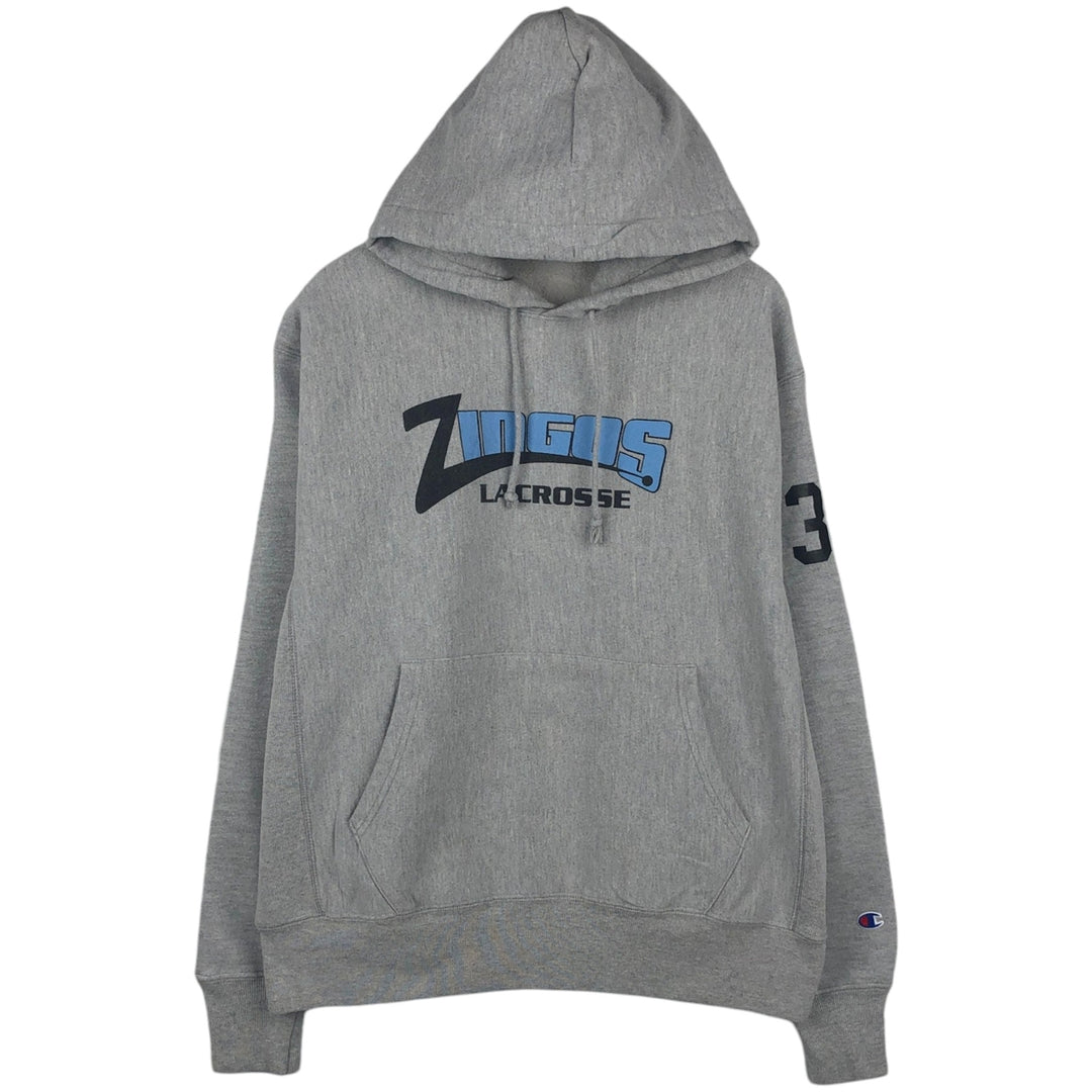 Champion REVERSE WEAVE Reverse Weave College Sweat Pullover Hoodie Men's L size unclear gray type Vintage Second Hand
