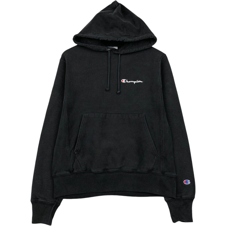 Champion REVERSE WEAVE Reverse Weave Sweat Pullover Hoodie Men's S cotton black type Vintage Second Hand