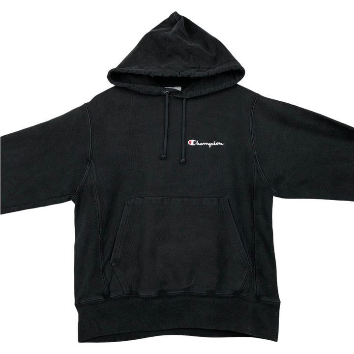Champion REVERSE WEAVE Reverse Weave Sweat Pullover Hoodie Men's S cotton black type Vintage Second Hand