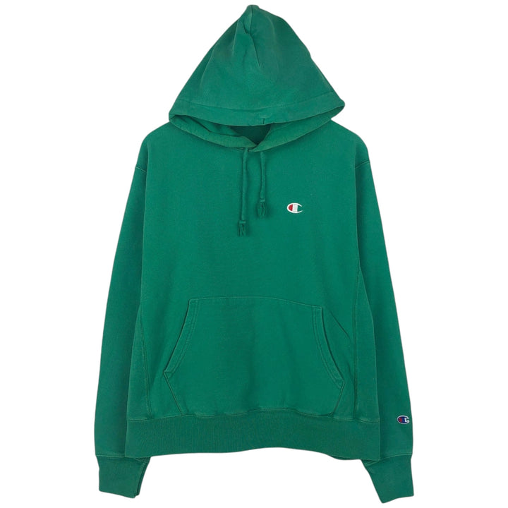Champion REVERSE WEAVE Reverse Weave Sweat Pullover Hoodie Men's M cotton green type Vintage Second Hand