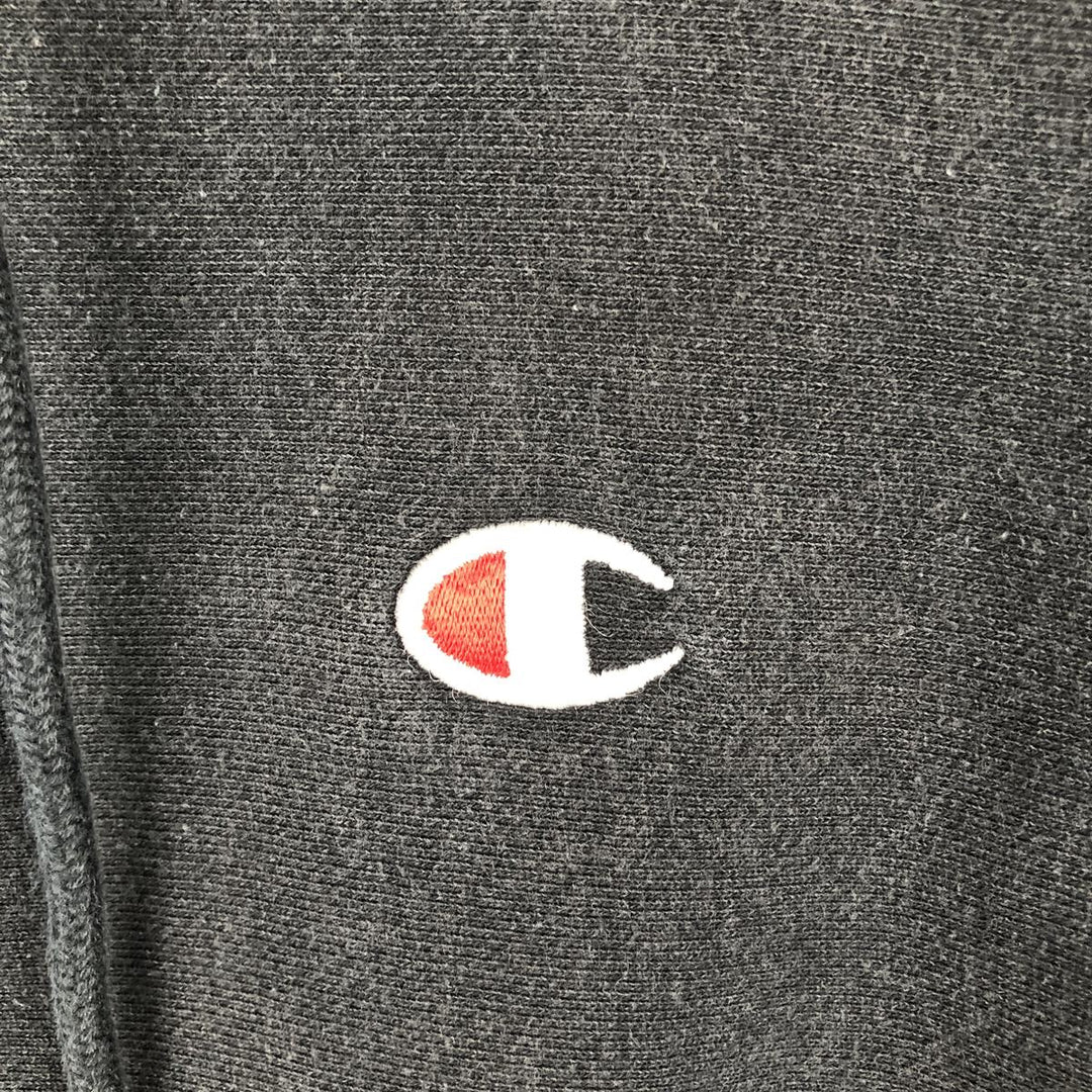 Champion REVERSE WEAVE Reverse Weave Sweat Pullover Hoodie Men's XL cotton black type Vintage Second Hand