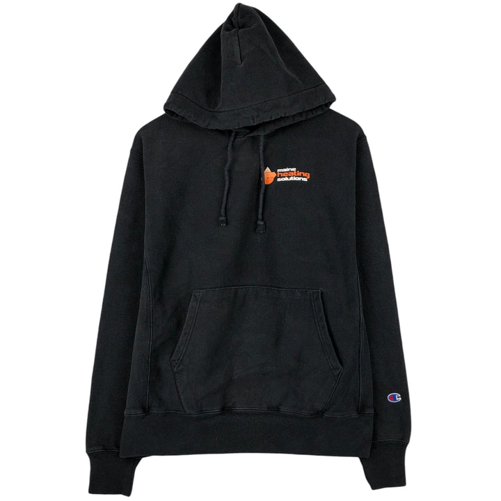 Champion REVERSE WEAVE Advertising Sweat Pullover Hoodie, Men's Size M cotton black type Vintage Second Hand