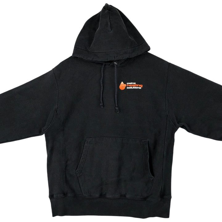 Champion REVERSE WEAVE Advertising Sweat Pullover Hoodie, Men's Size M cotton black type Vintage Second Hand