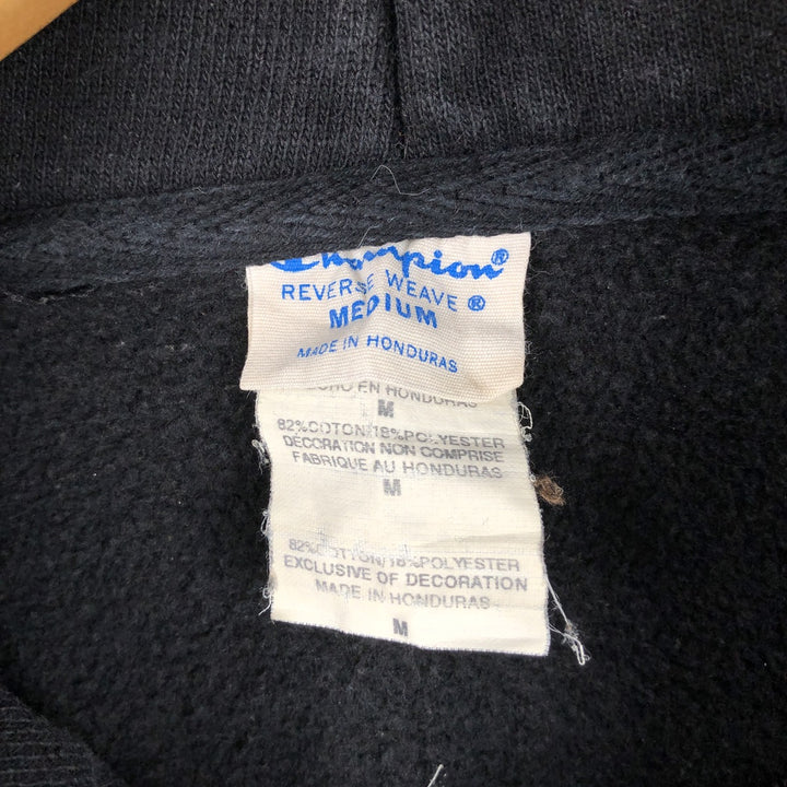 Champion REVERSE WEAVE Advertising Sweat Pullover Hoodie, Men's Size M cotton black type Vintage Second Hand