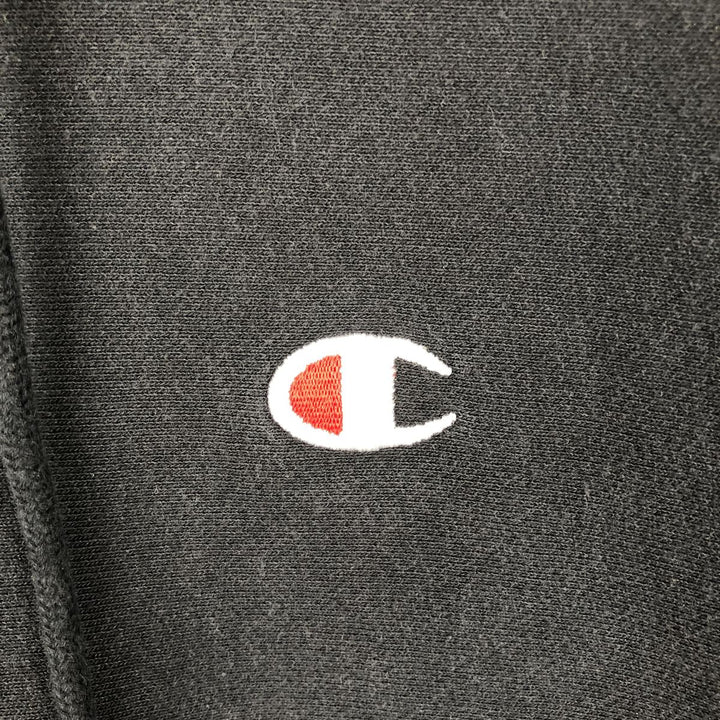 Champion REVERSE WEAVE Reverse Weave Sweat Pullover Hoodie Men's L size cotton black type Vintage Second Hand