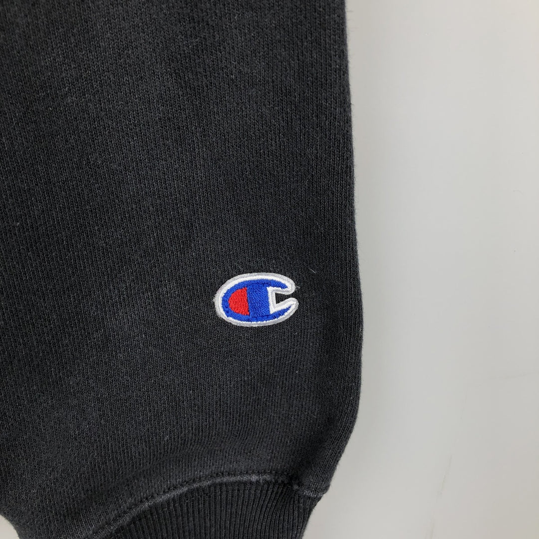 Champion REVERSE WEAVE Reverse Weave Sweat Pullover Hoodie Men's L size cotton black type Vintage Second Hand