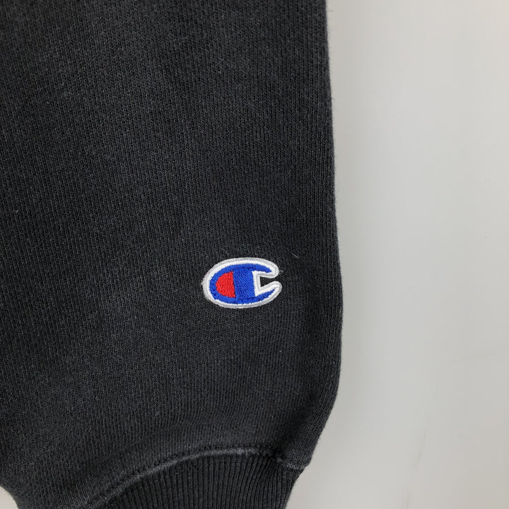 Champion REVERSE WEAVE Reverse Weave Sweat Pullover Hoodie Men's L size cotton black type Vintage Second Hand