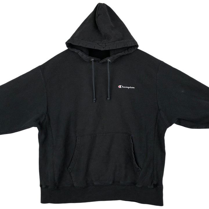 Champion REVERSE WEAVE Reverse Weave Sweat Pullover Hoodie Men's XL cotton black type Vintage Second Hand