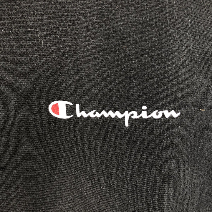 Champion REVERSE WEAVE Reverse Weave Sweat Pullover Hoodie Men's XL cotton black type Vintage Second Hand