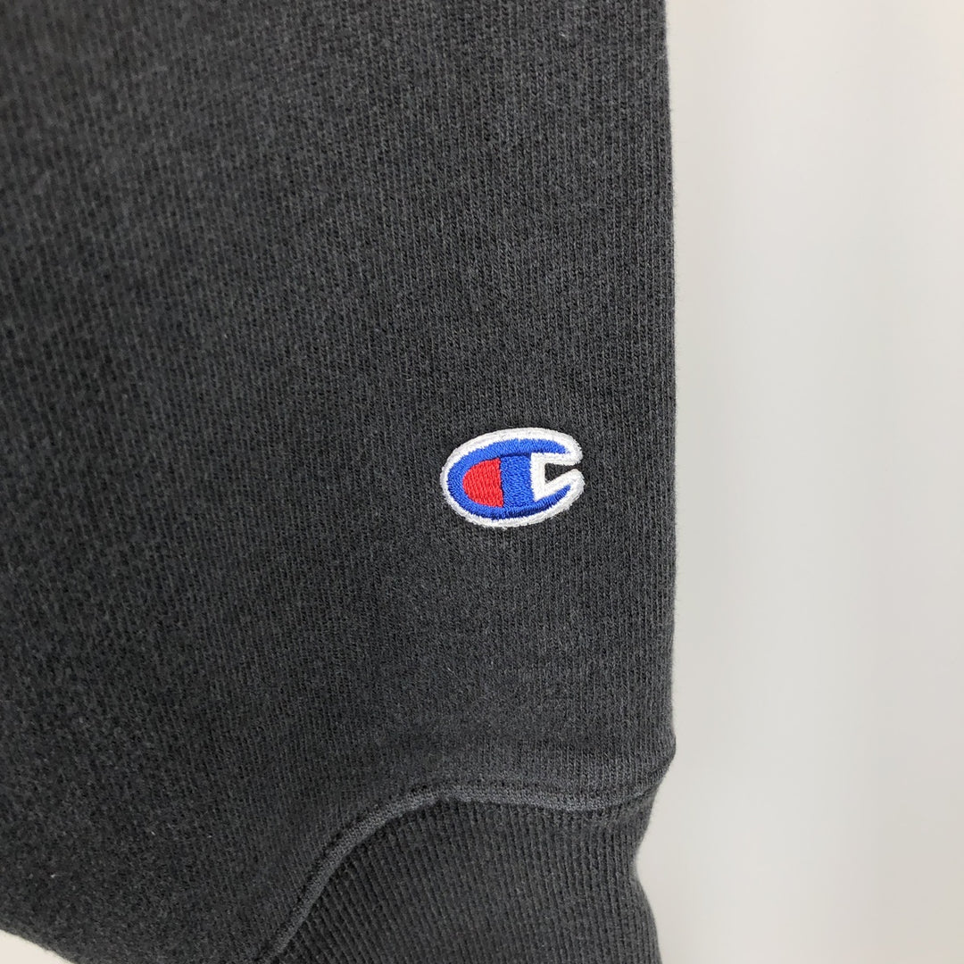 Champion REVERSE WEAVE Reverse Weave Sweat Pullover Hoodie Men's XL cotton black type Vintage Second Hand