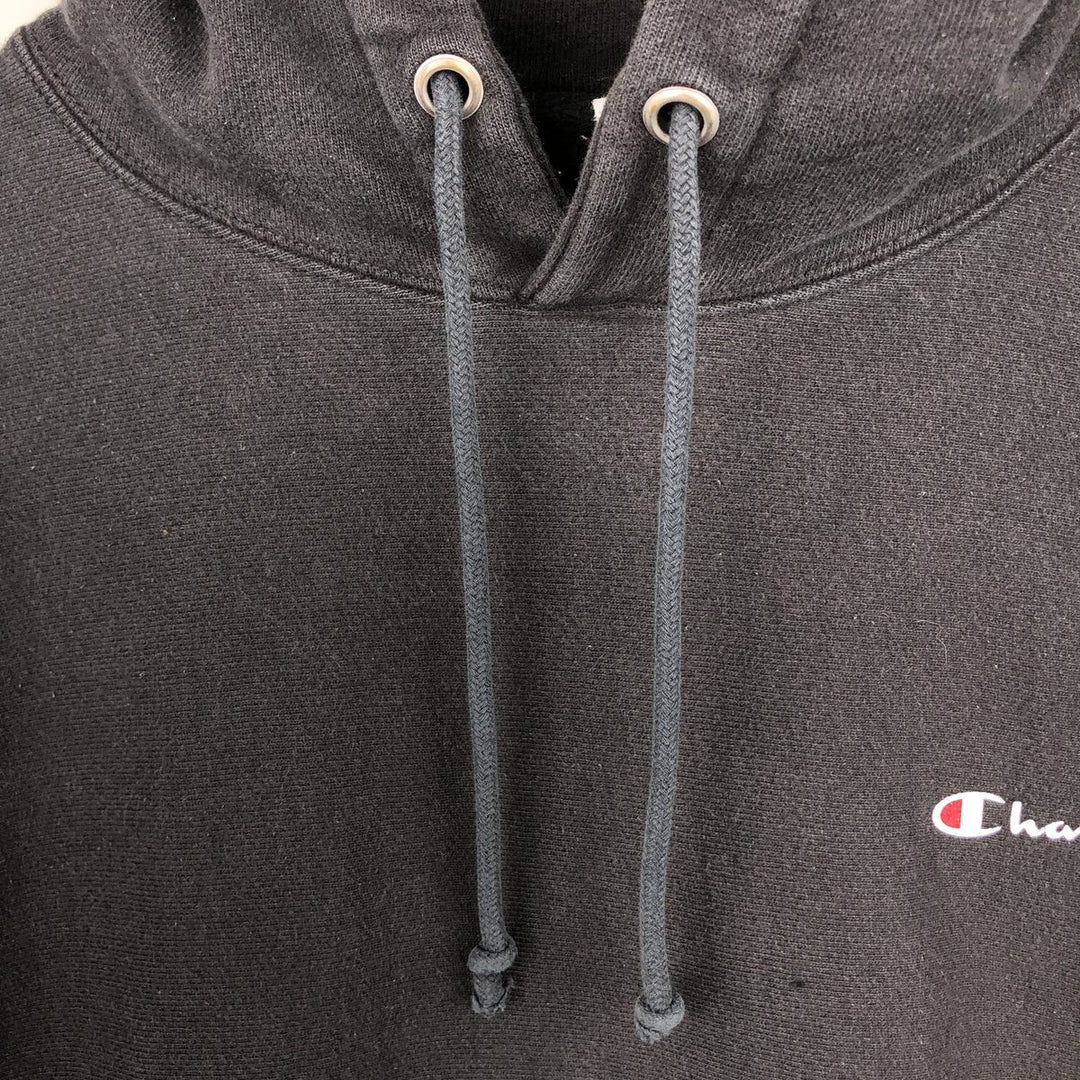 Champion REVERSE WEAVE Reverse Weave Sweat Pullover Hoodie Men's XL cotton black type Vintage Second Hand