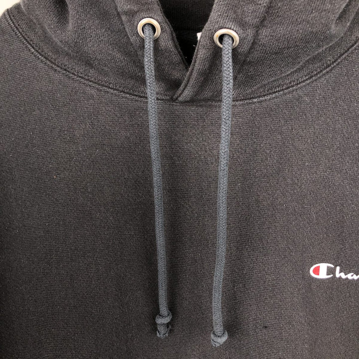 Champion REVERSE WEAVE Reverse Weave Sweat Pullover Hoodie Men's XL cotton black type Vintage Second Hand