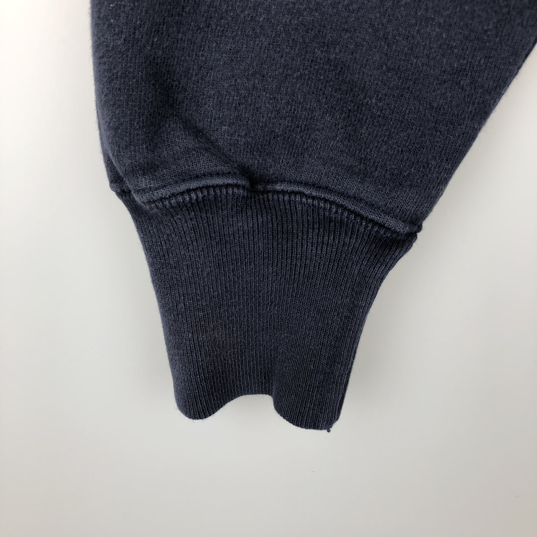 Champion REVERSE WEAVE (No-Pattern) Sweatshirt Pullover Hoodie, Men's Size M (Equivalent) cotton navy blue type Vintage Second Hand