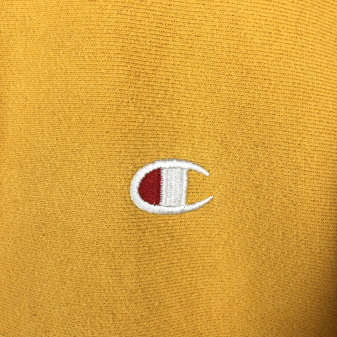 Champion REVERSE WEAVE Reverse Weave Sweat Pullover Hoodie Men's L size cotton yellow type Vintage Second Hand