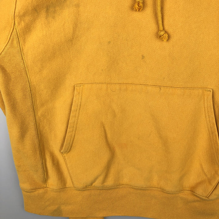 Champion REVERSE WEAVE Reverse Weave Sweat Pullover Hoodie Men's L size cotton yellow type Vintage Second Hand