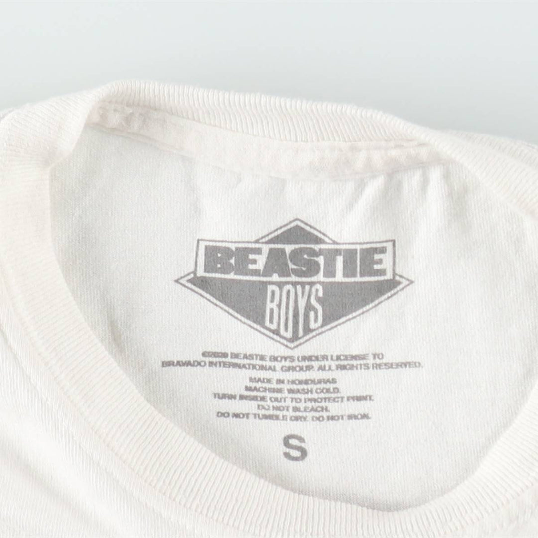 BEASTIE BOYS Rap T-Shirt (Men's Size S) unclear white type Vintage Second Hand