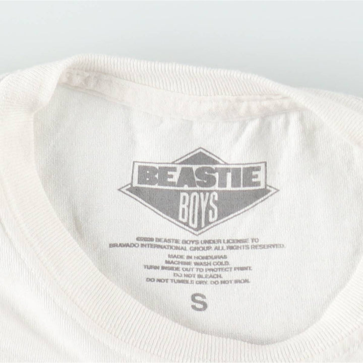 BEASTIE BOYS Rap T-Shirt (Men's Size S) unclear white type Vintage Second Hand