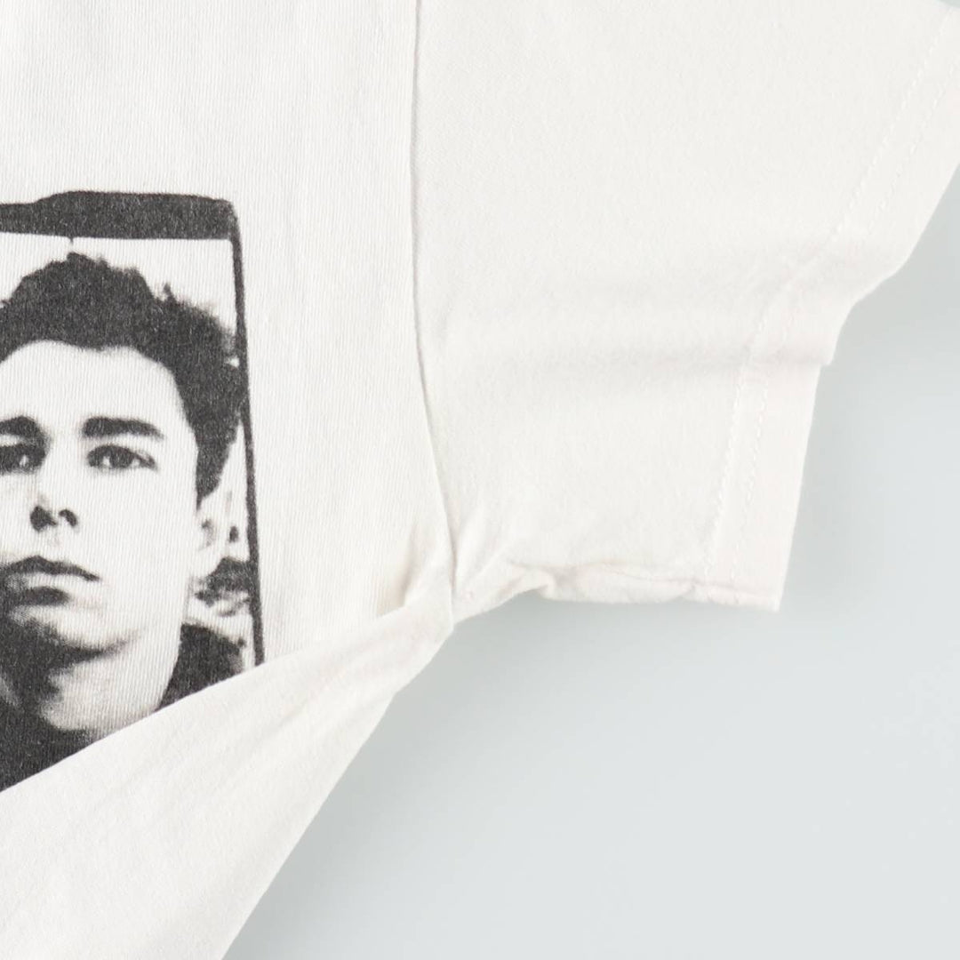 BEASTIE BOYS Rap T-Shirt (Men's Size S) unclear white type Vintage Second Hand