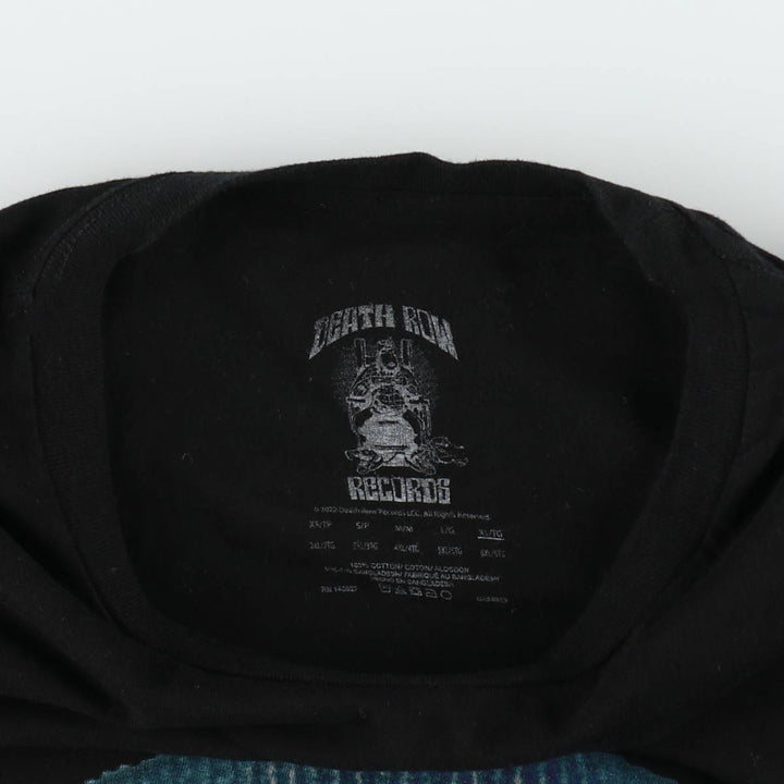 DEATH ROW RECORDS SNOOP DOGG Rap T-Shirt (Men's XL equivalent) cotton black type Vintage Second Hand