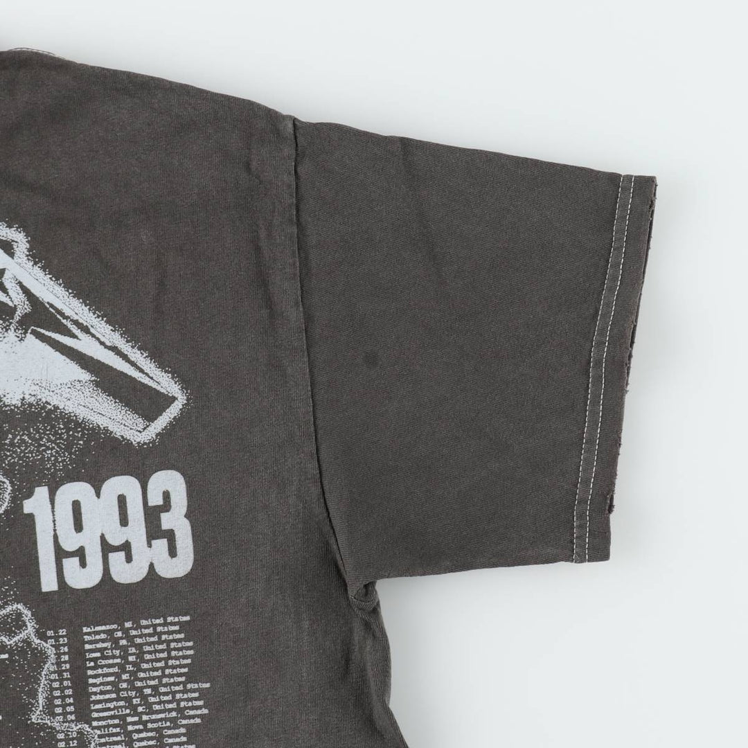 METALLICA Metallica Band T-shirt Band T Men's M size cotton Charcoal Vintage Second Hand