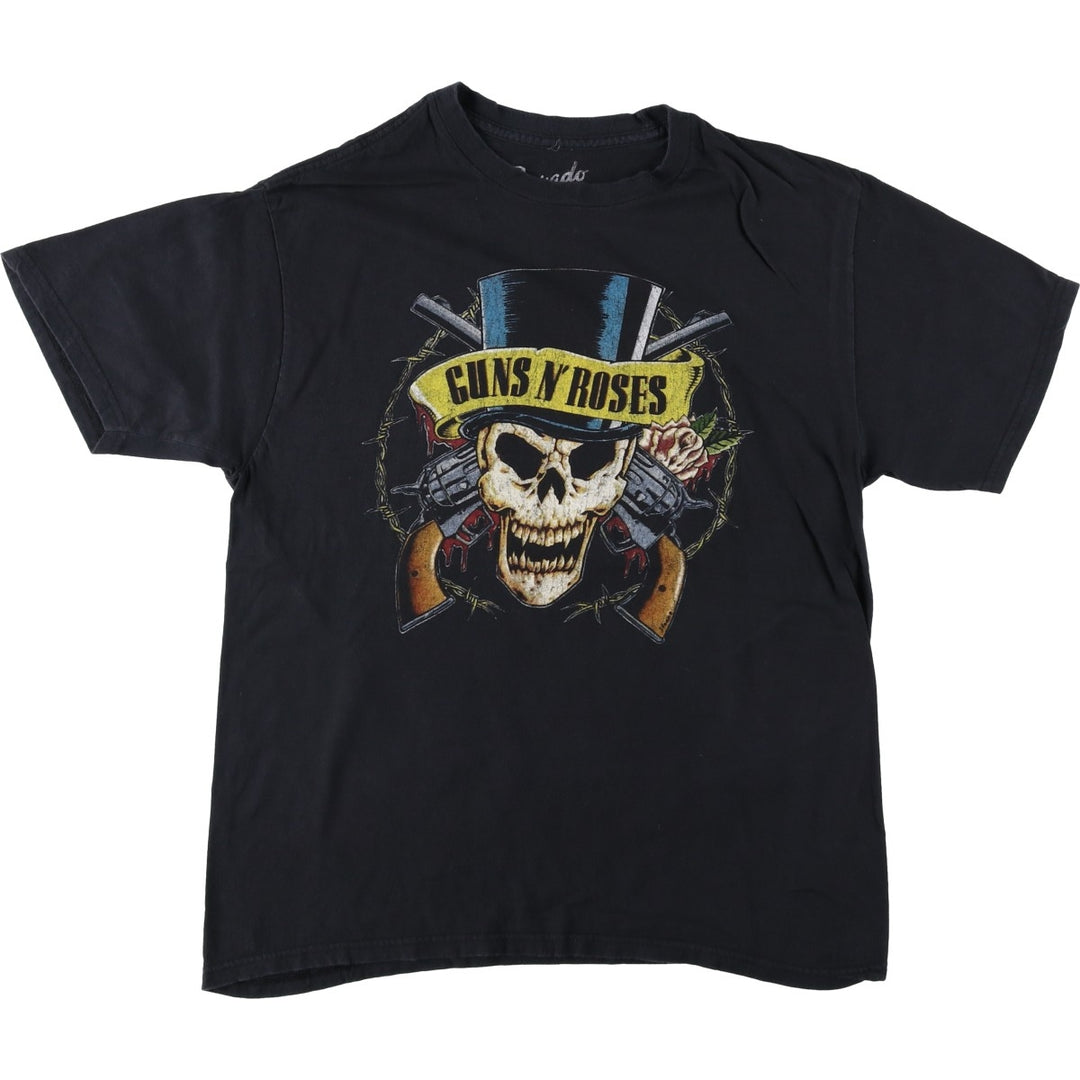 Bravado Guns N' Roses Band T-Shirt, Men's Size L cotton black type Vintage Second Hand