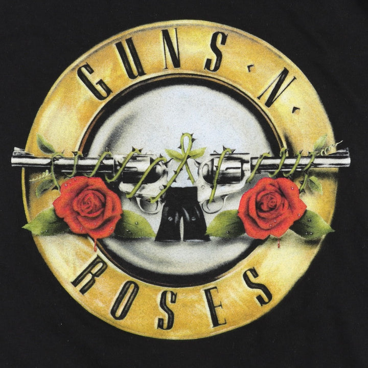 GUNS N' ROSES Guns N' Roses Band T-Shirt Band Tee Men's XXL cotton black type Vintage Second Hand