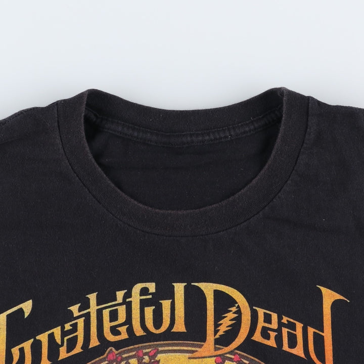 GRATEFUL DEAD Grateful Dead Band T-shirt Band T Men's L size unclear black type Vintage Second Hand