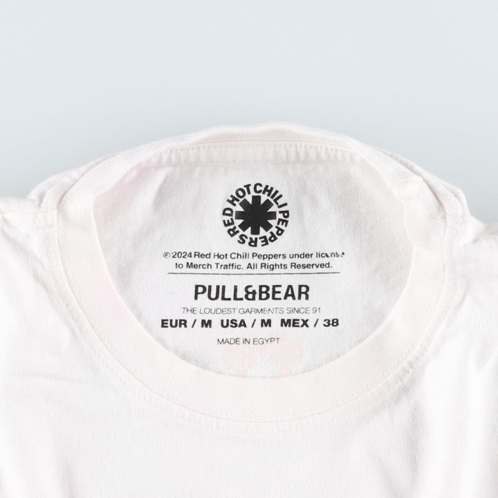 RED HOT CHILI PEPPERS Red Hot Chili Peppers Band T-shirt Band T Men's M size cotton white type Vintage Second Hand