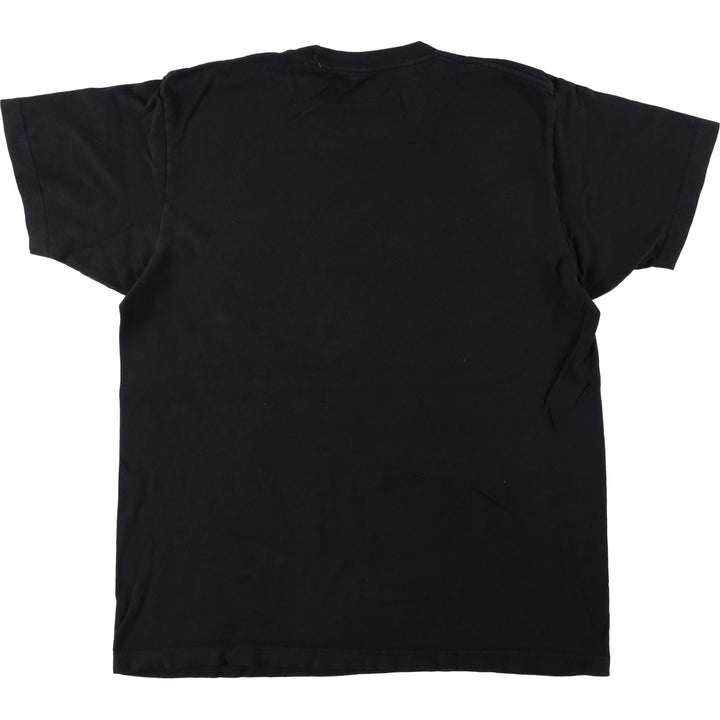 THE BEATLES Band T-shirt, Men's L size cotton black type Vintage Second Hand