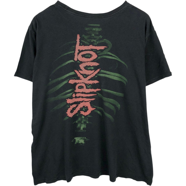 Slipknot Band T-shirt, Band T, Men's XL size unclear black type Vintage Second Hand