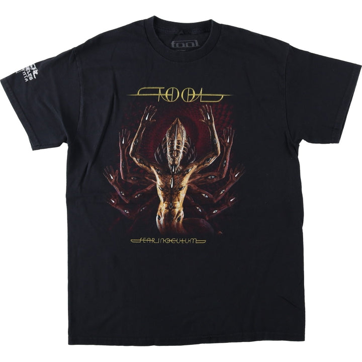 TOOL Band T-shirt, Men's M size cotton black type Vintage Second Hand