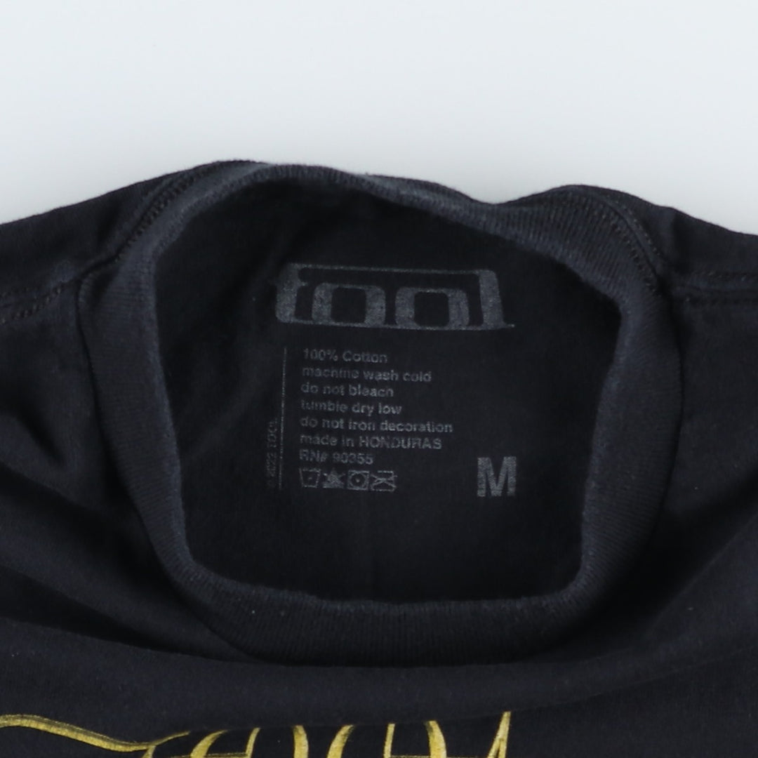 TOOL Band T-shirt, Men's M size cotton black type Vintage Second Hand