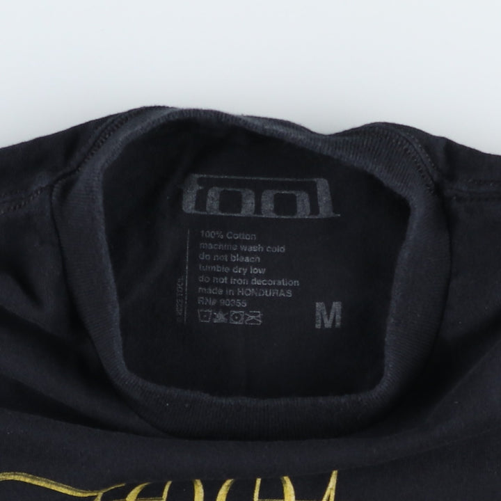 TOOL Band T-shirt, Men's M size cotton black type Vintage Second Hand