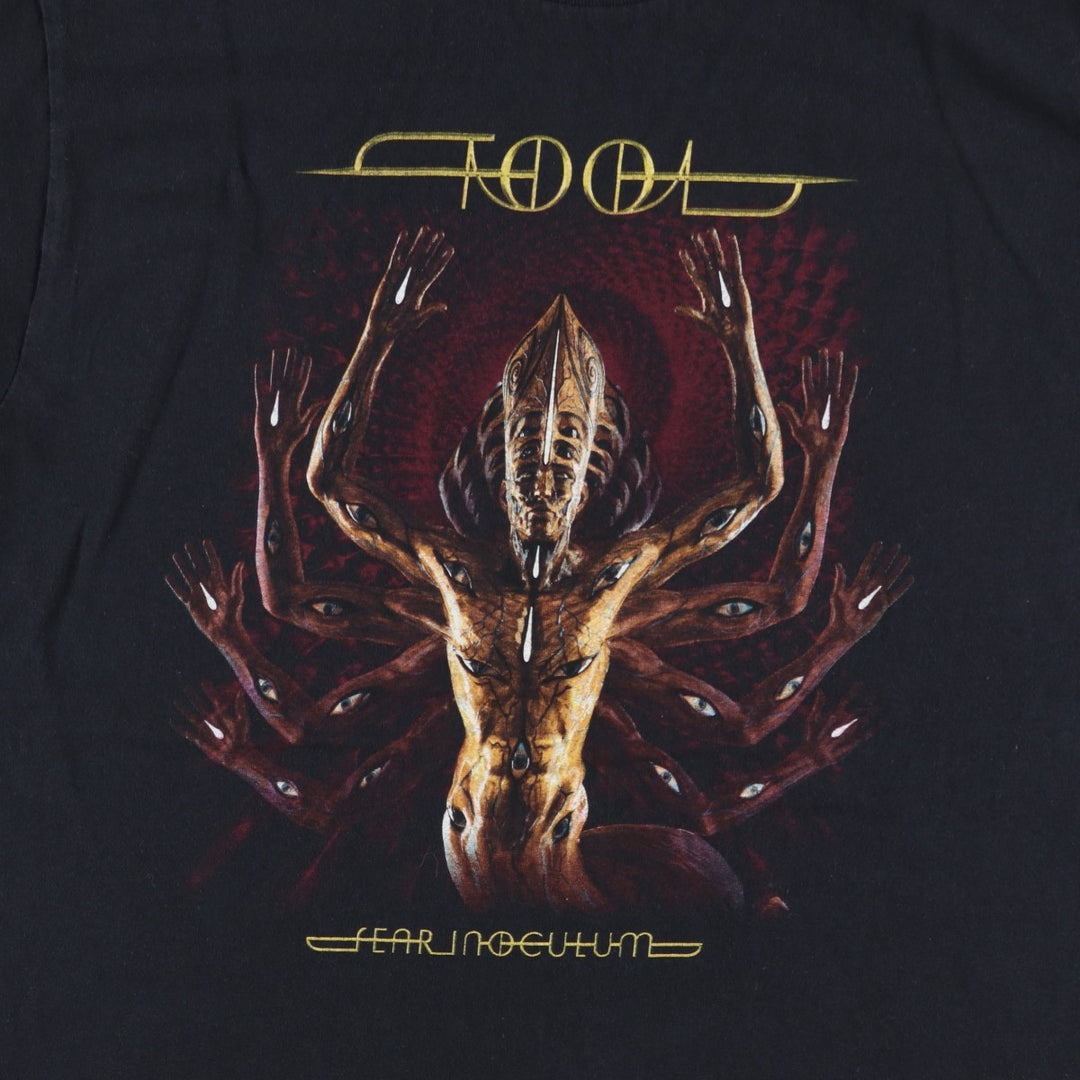 TOOL Band T-shirt, Men's M size cotton black type Vintage Second Hand