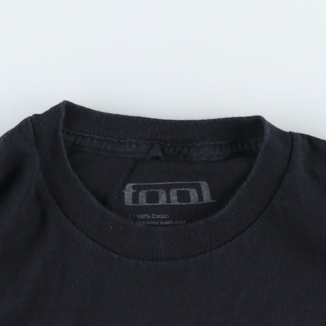 TOOL Band T-shirt, Men's M size cotton black type Vintage Second Hand