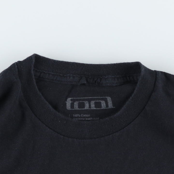 TOOL Band T-shirt, Men's M size cotton black type Vintage Second Hand