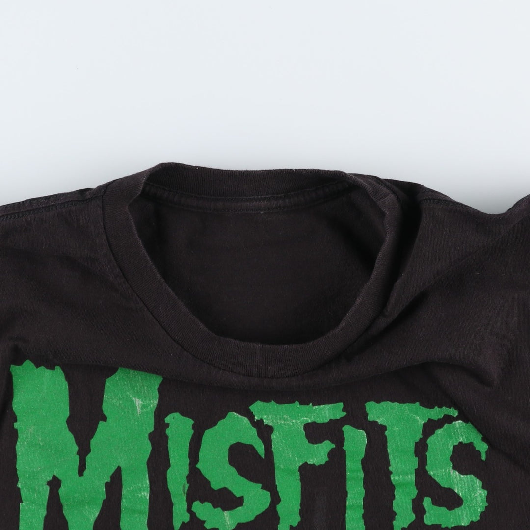 MISFITS Misfits Band T-shirt, Band T, Men's XL size unclear black type Vintage Second Hand