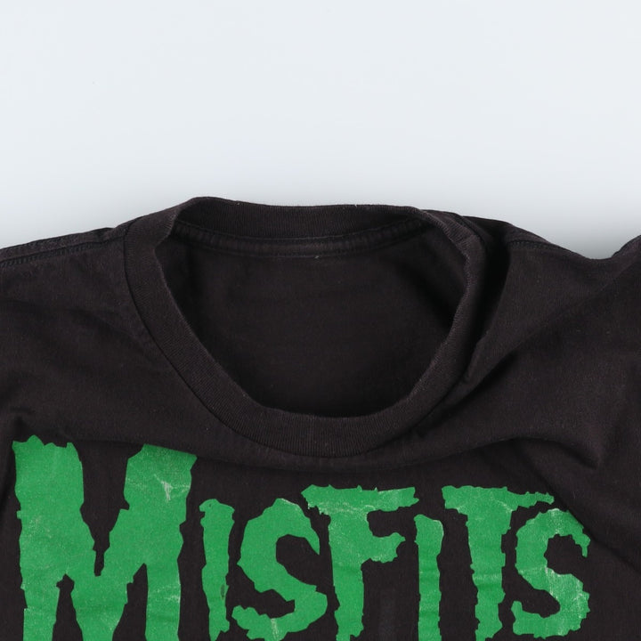 MISFITS Misfits Band T-shirt, Band T, Men's XL size unclear black type Vintage Second Hand