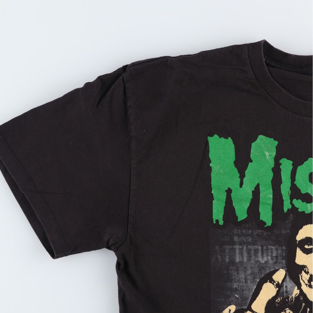 MISFITS Misfits Band T-shirt, Band T, Men's XL size unclear black type Vintage Second Hand